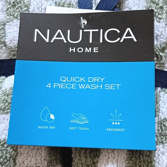 Nautica Home Bath Wash Cloths (Set of 4) - Picture 2 of 11